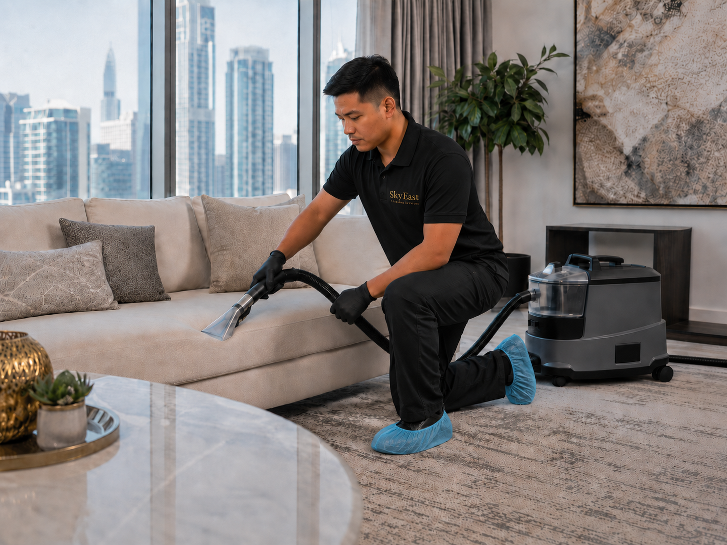 Furniture deep cleaning